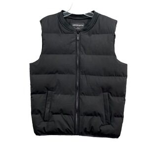 Mercer + Mettle Puffer Vest Mens M Black Bodywarmer Gorpcore Outdoor Workwear